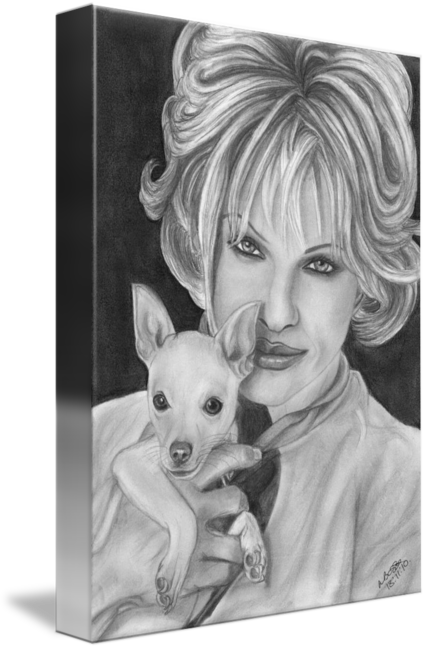 Pamela Anderson Drawing Sketch