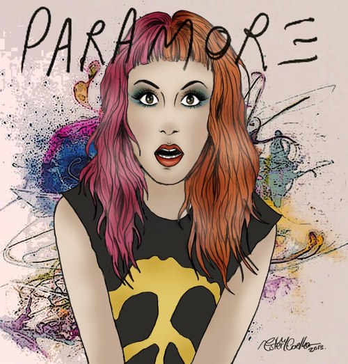 Paramore Drawing Picture