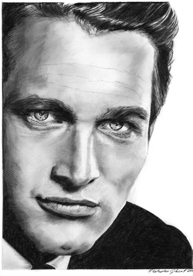Paul Newman Art Drawing