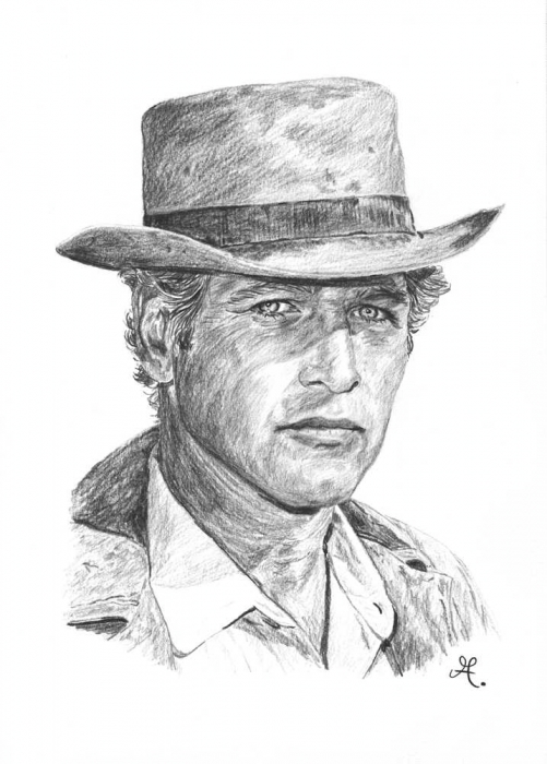 Paul Newman Drawing Amazing