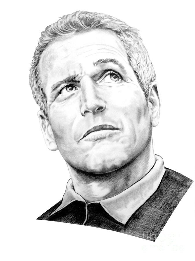 Paul Newman Drawing High-Quality