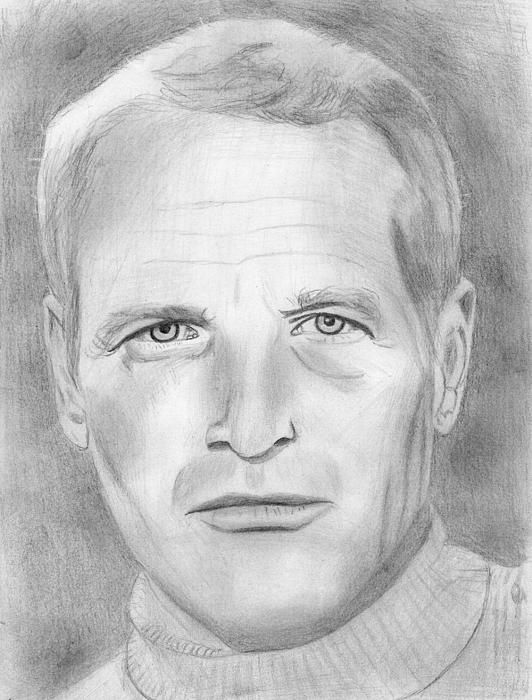 Paul Newman Drawing Picture