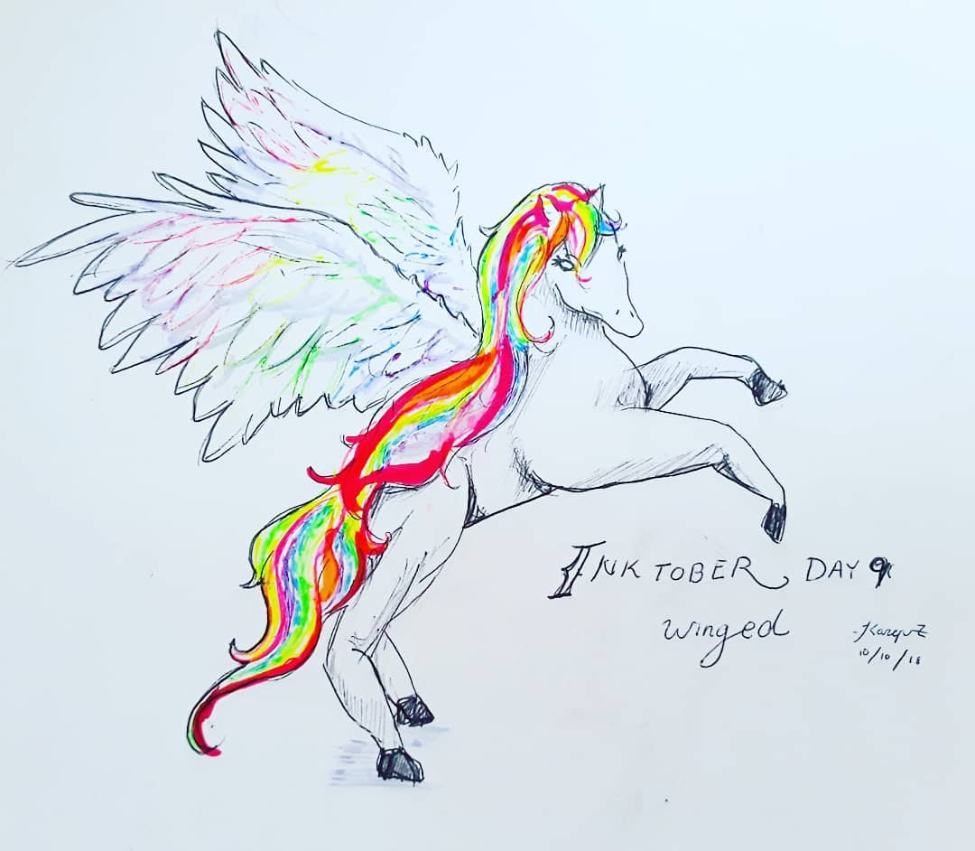 Pegasus Drawing Pic