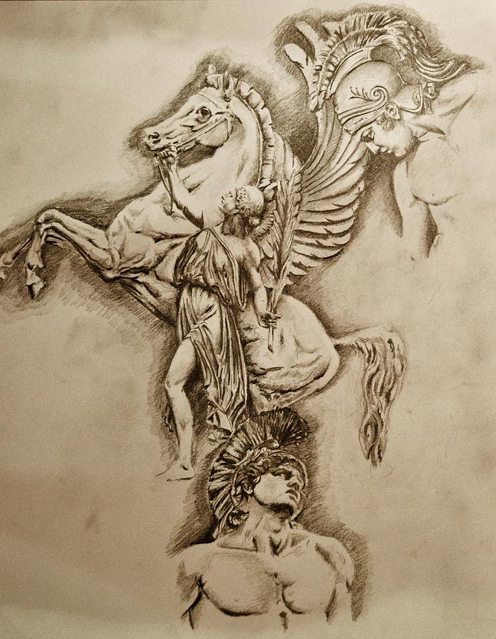 Pegasus Drawing Realistic