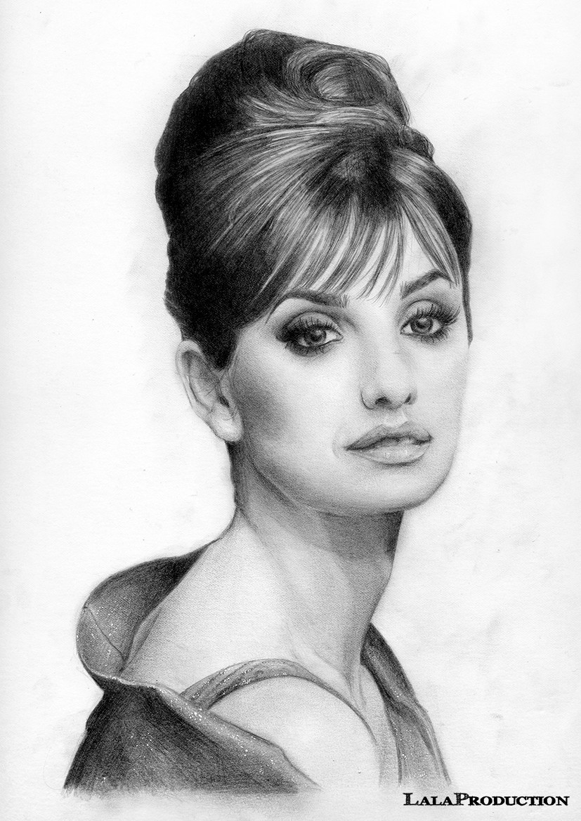 Penelope Cruz Drawing Amazing