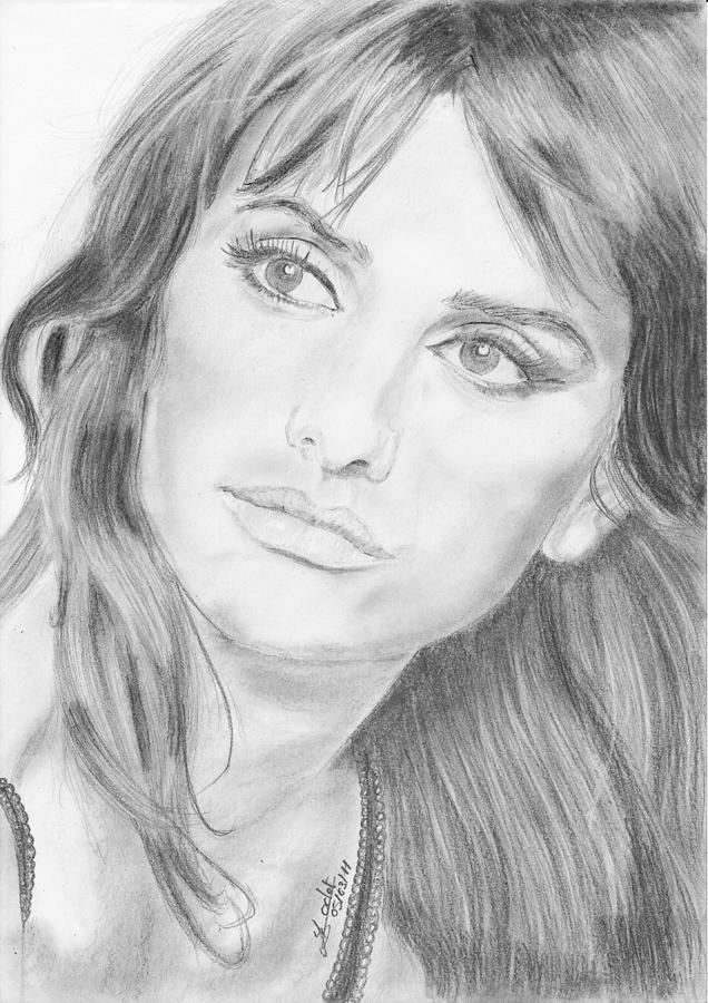 Penelope Cruz Drawing Photos