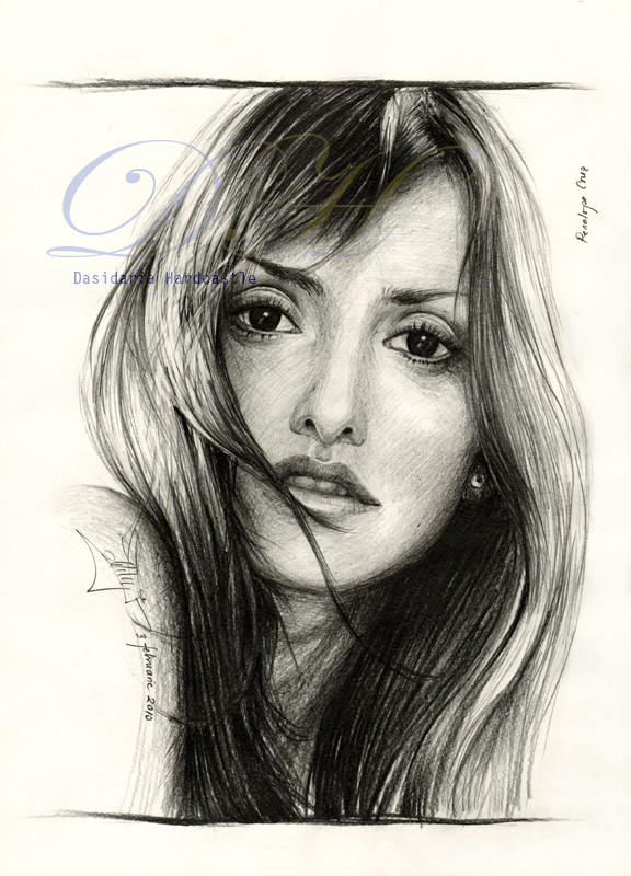 Penelope Cruz Drawing Pictures