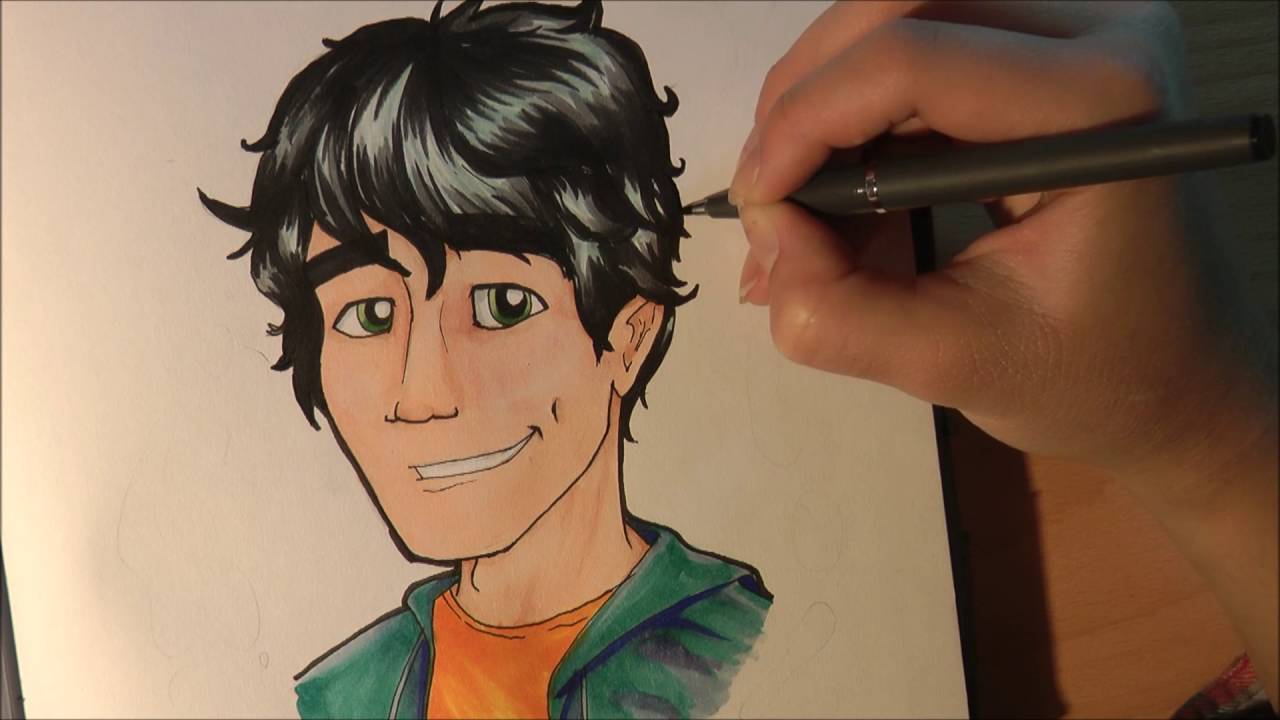 Percy Jackson Drawing Realistic