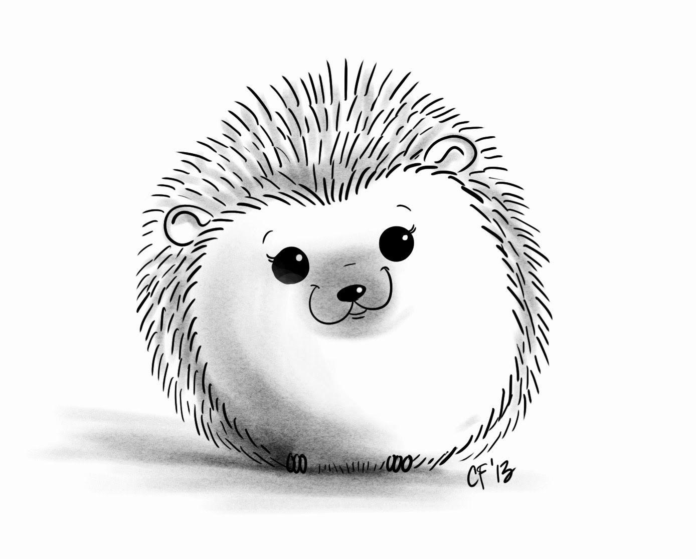 Porcupine Drawing Image