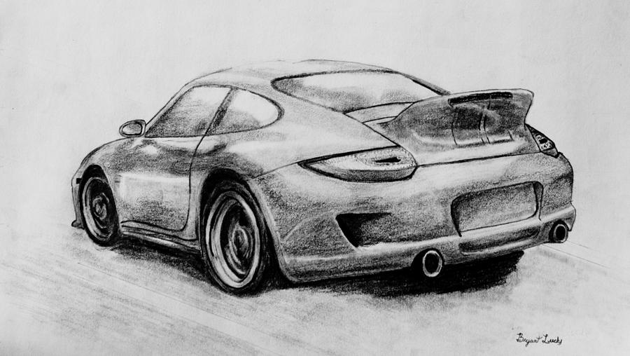 Porsche Drawing