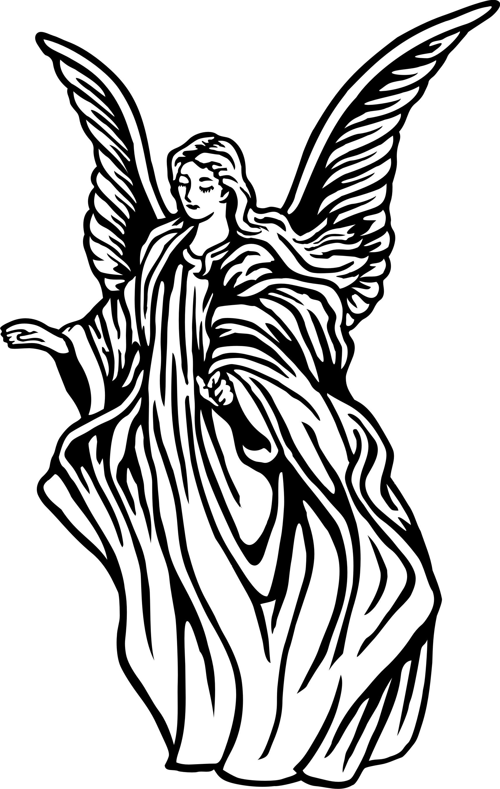 Praying Angel Drawing Image