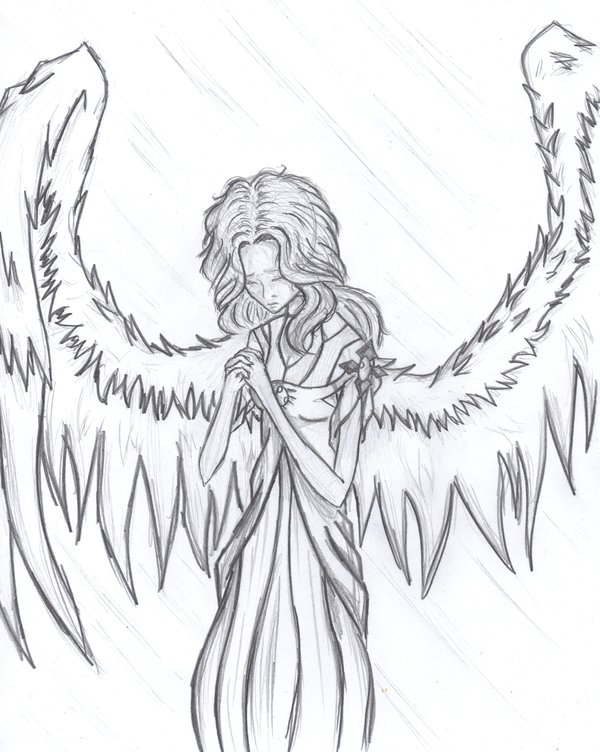 Praying Angel Drawing Pics