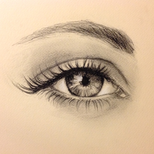 Pretty Eyes Drawing Images