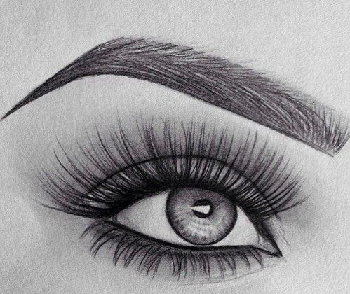 Pretty Eyes Drawing Picture