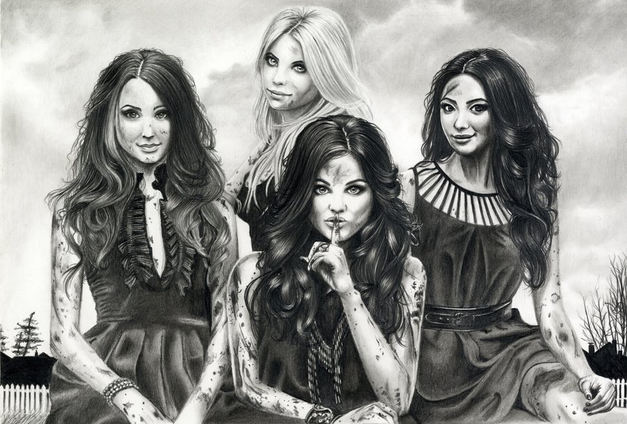 Pretty Little Liars Drawing Beautiful Art