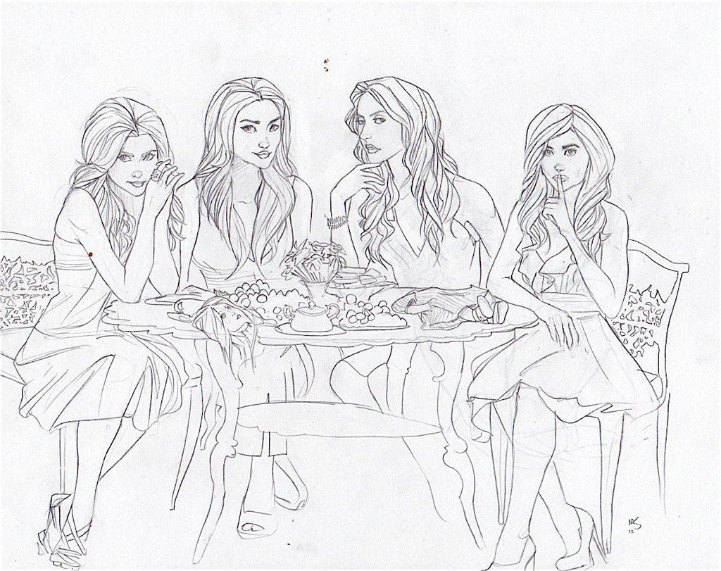 Pretty Little Liars Drawing Pic