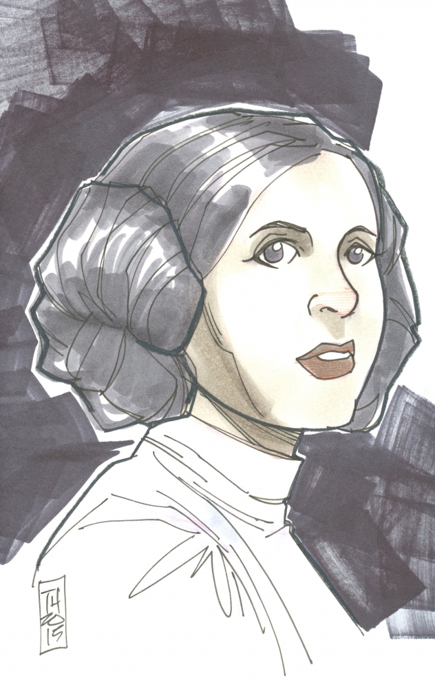 Princess Leia Drawing Amazing