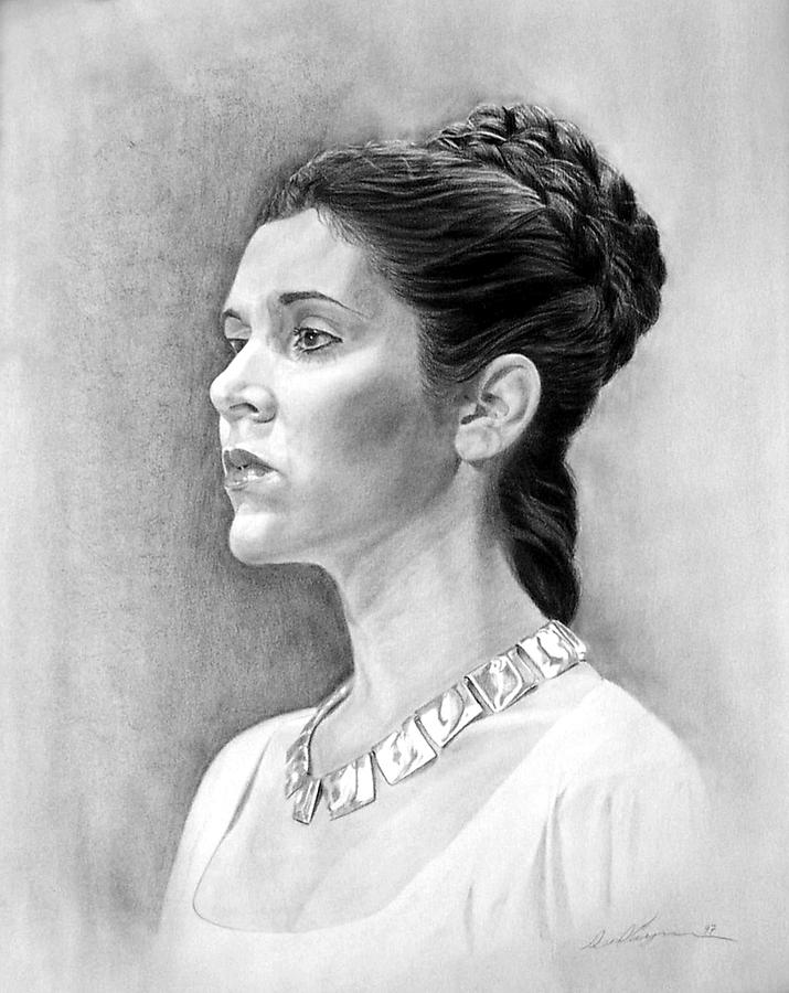 Princess Leia Drawing Creative Art