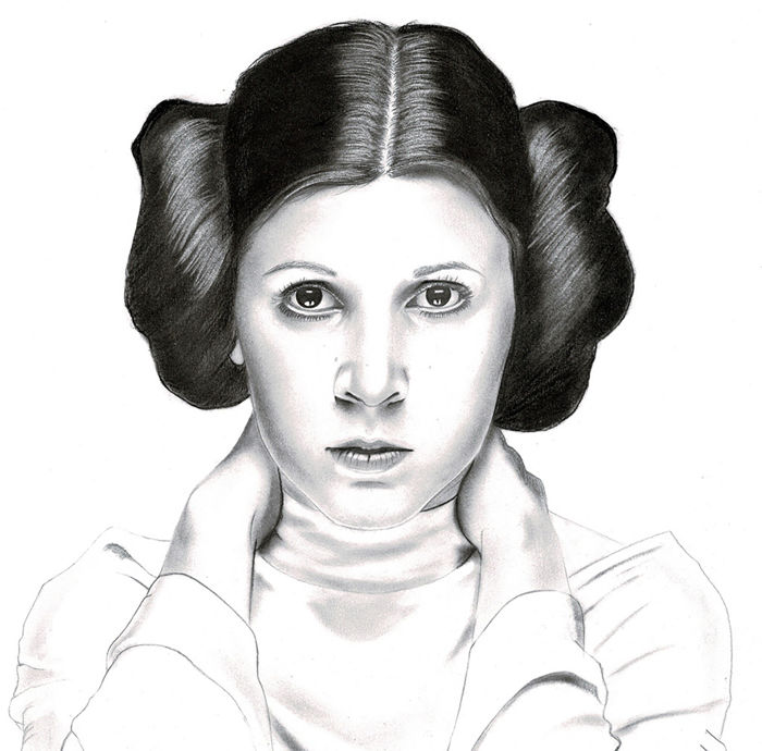 Princess Leia Drawing Picture