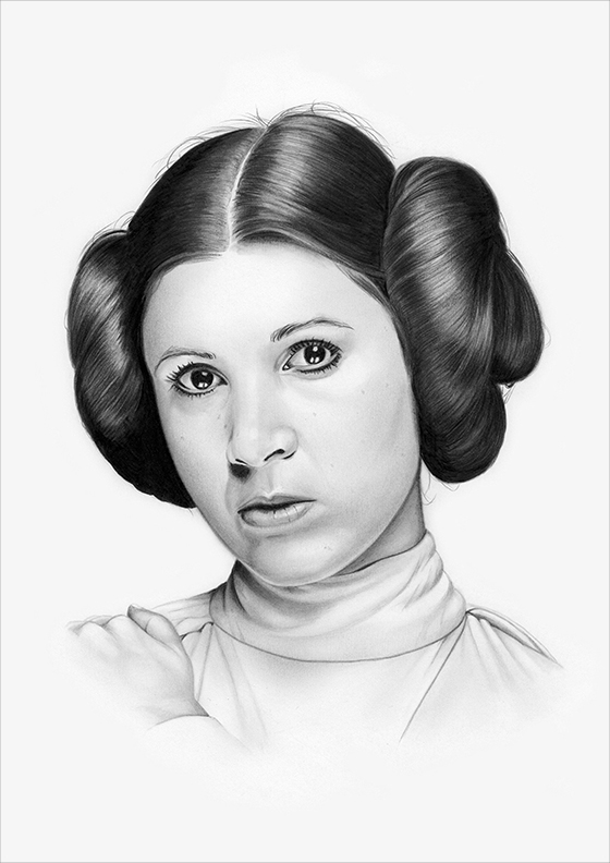 Princess Leia Drawing Realistic