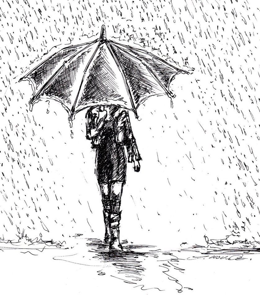 Rain Drawing Image