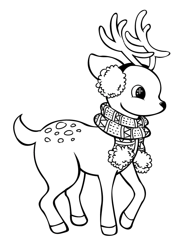Reindeer Drawing Images