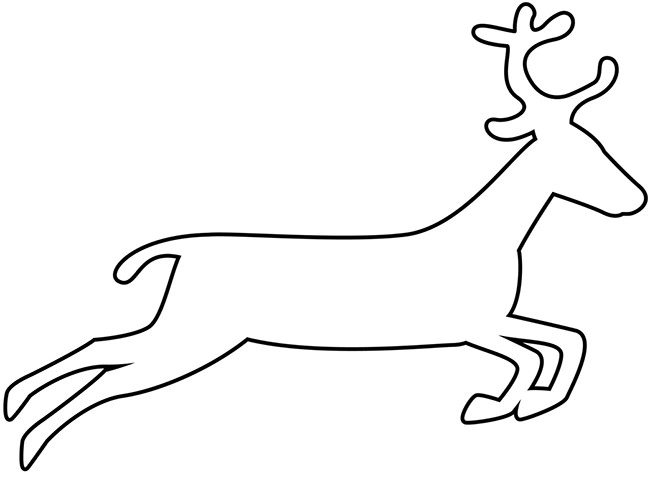 Reindeer Drawing Pics