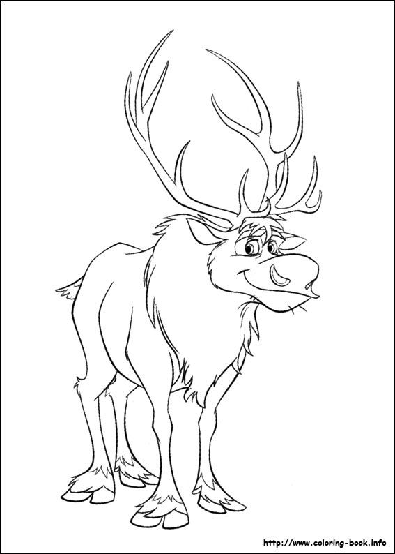 Reindeer Sven Frozen Drawing Photo