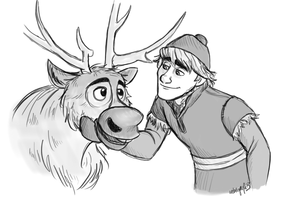 Reindeer Sven Frozen Drawing Pics