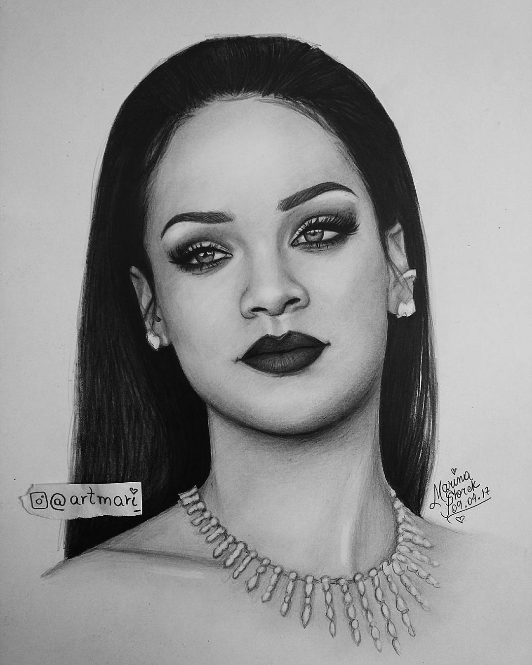 Rihanna Drawing Best