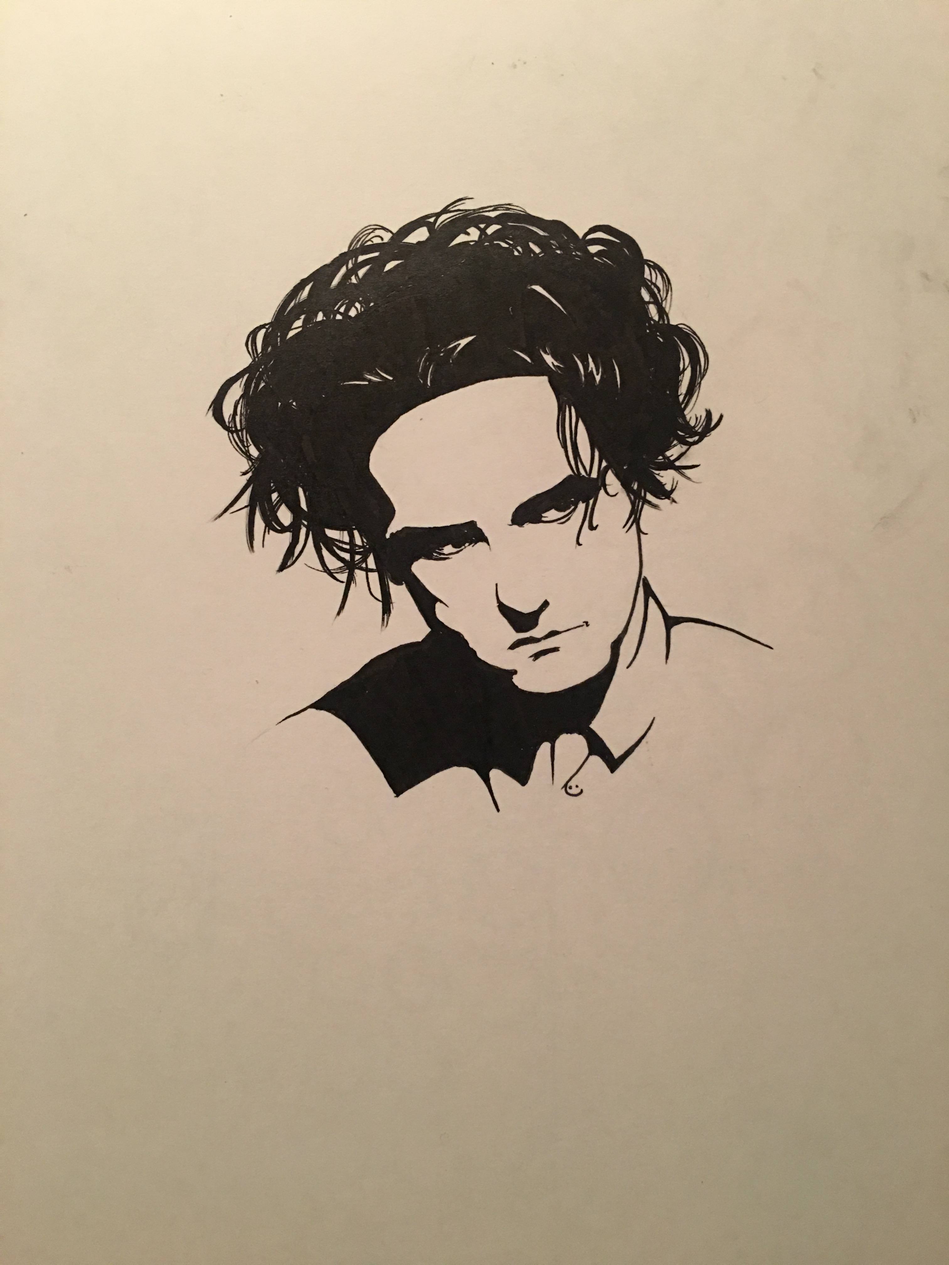 Robert Smith Drawing Pic