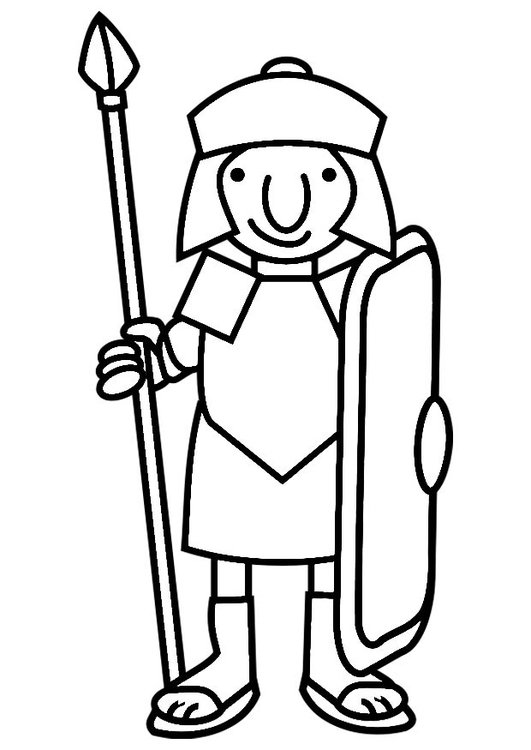 Roman Soldier Drawing Best