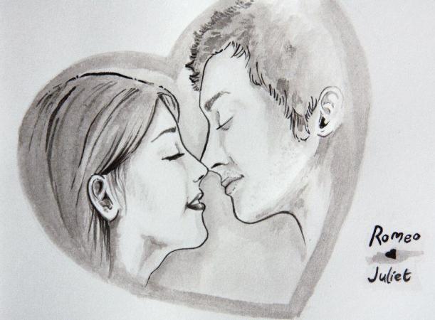Romeo And Juliet Drawing Pic