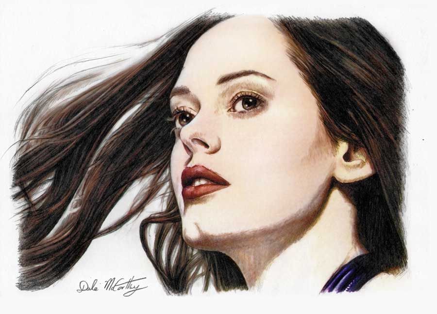 Rose Mcgowan Drawing Picture