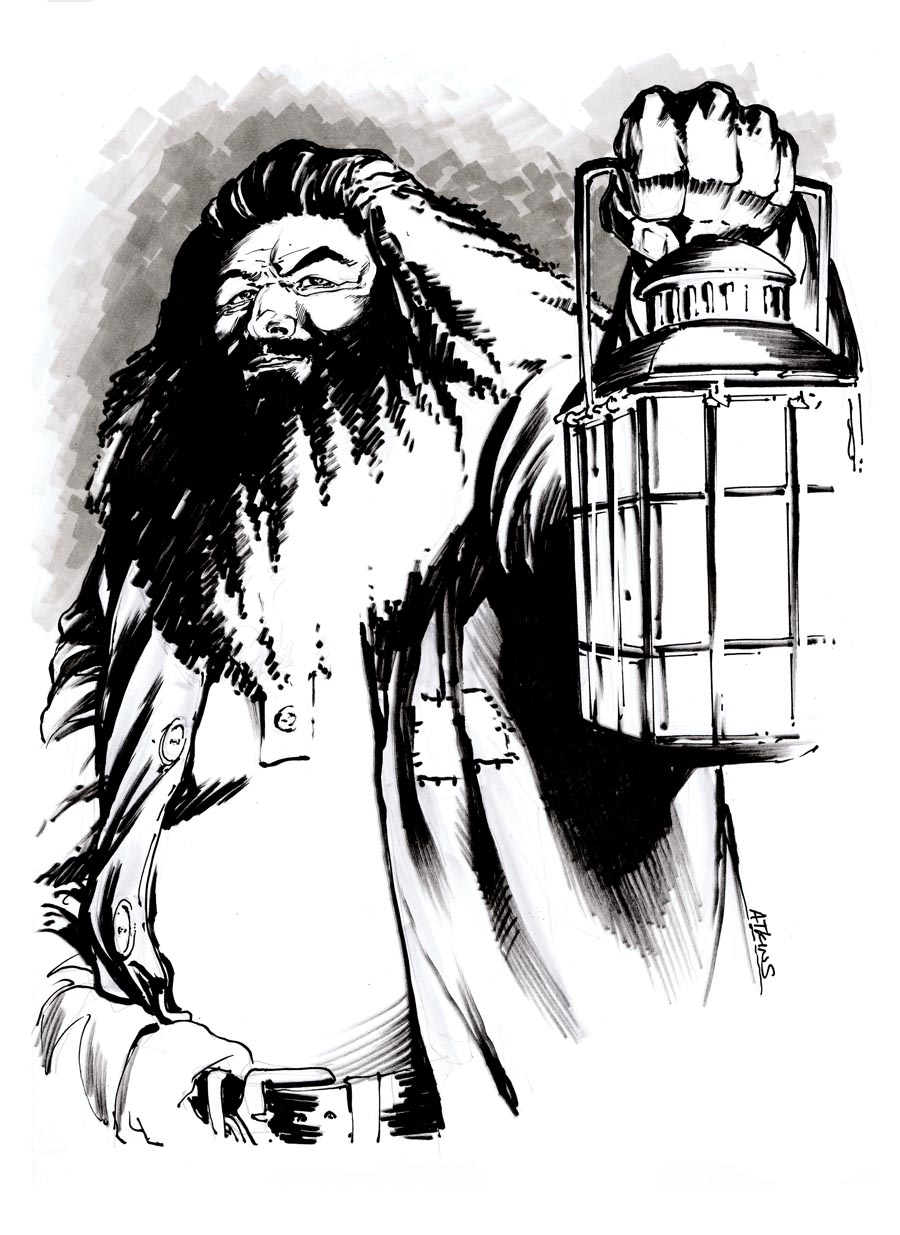 Rubeus Hagrid Drawing Beautiful Image