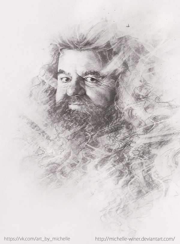 Rubeus Hagrid Drawing Picture