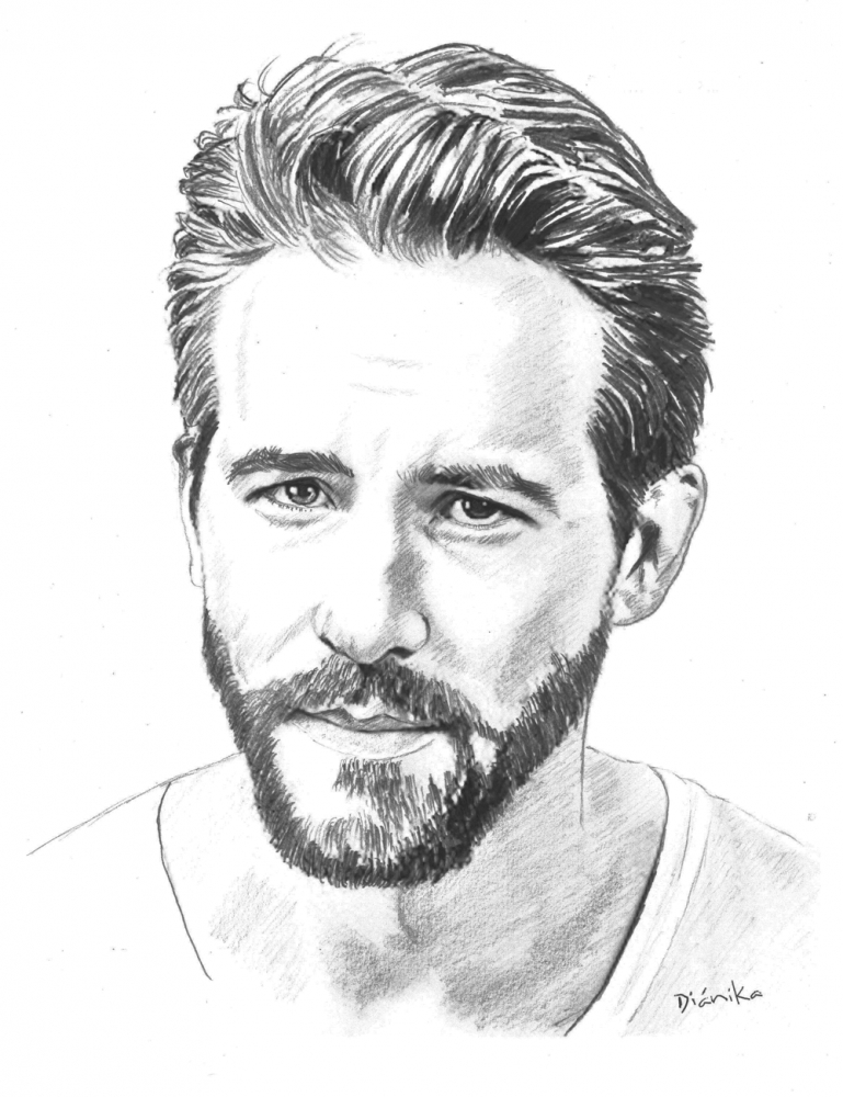 Ryan Reynolds Drawing Amazing