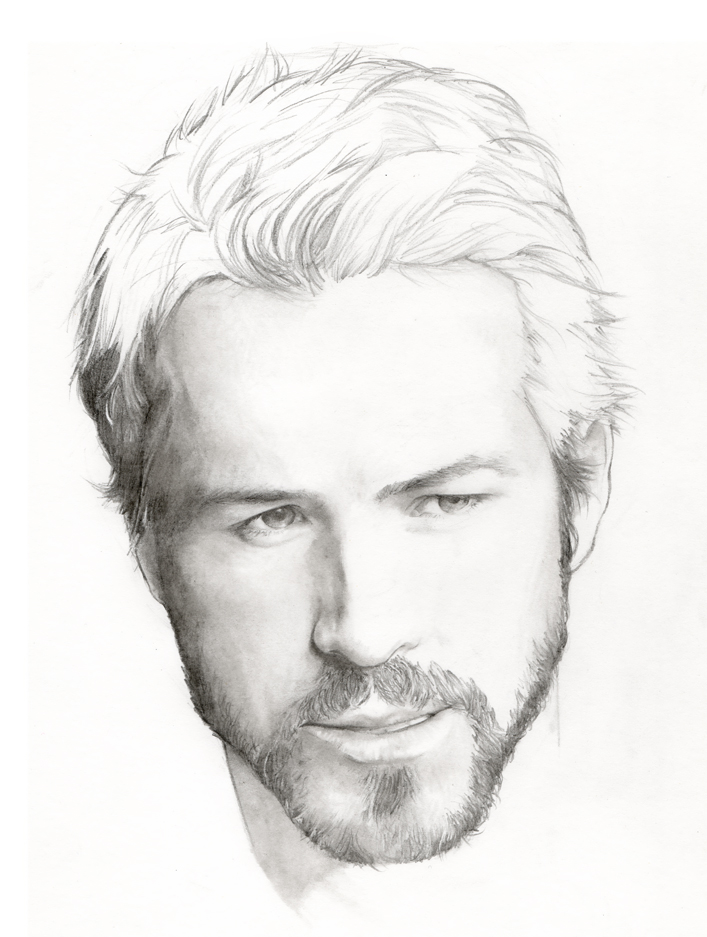 Ryan Reynolds Drawing Beautiful Image
