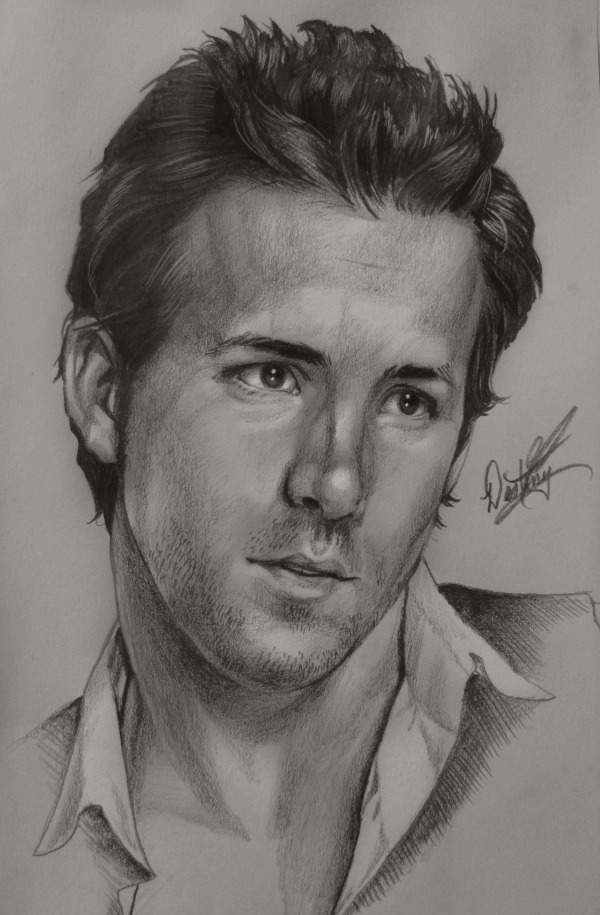Ryan Reynolds Drawing Pic