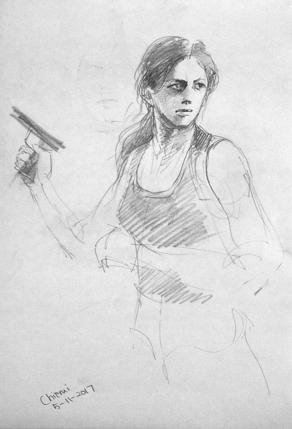 Sarah Connor Drawing Picture