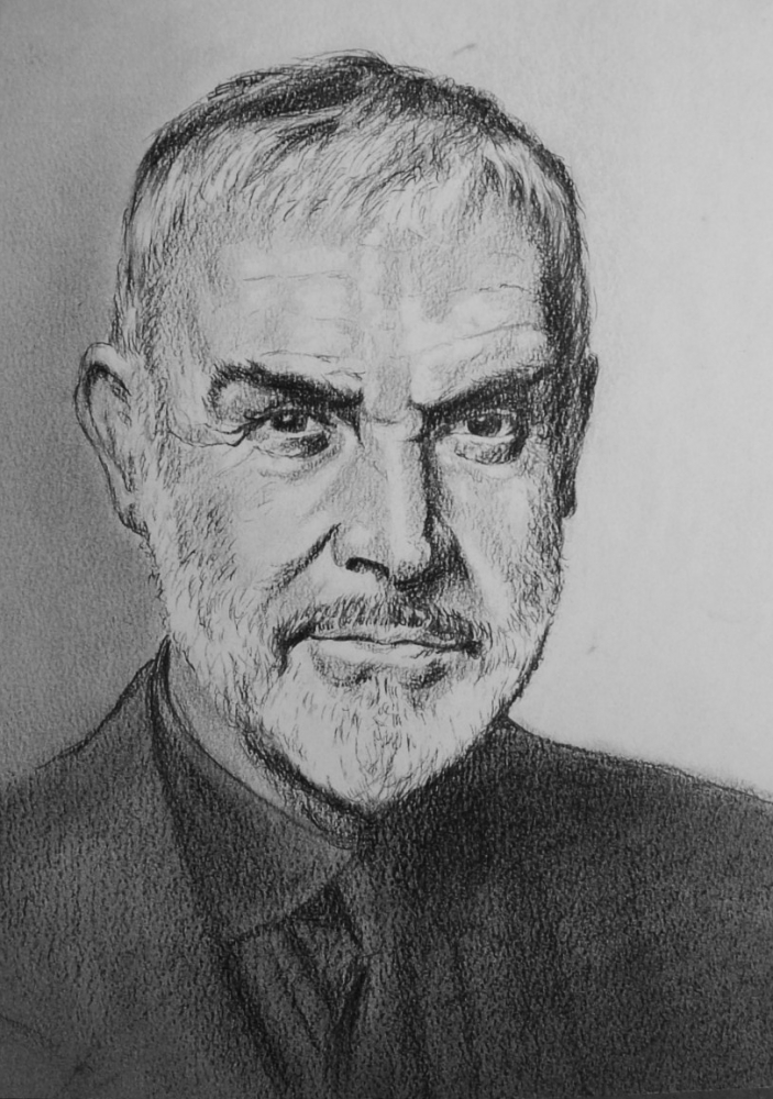 Sean Connery Drawing Amazing