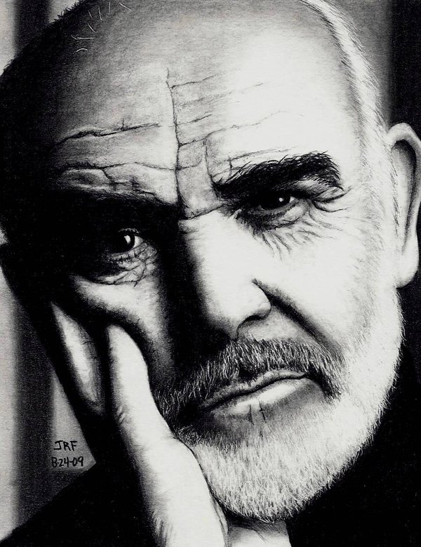 Sean Connery Drawing Art