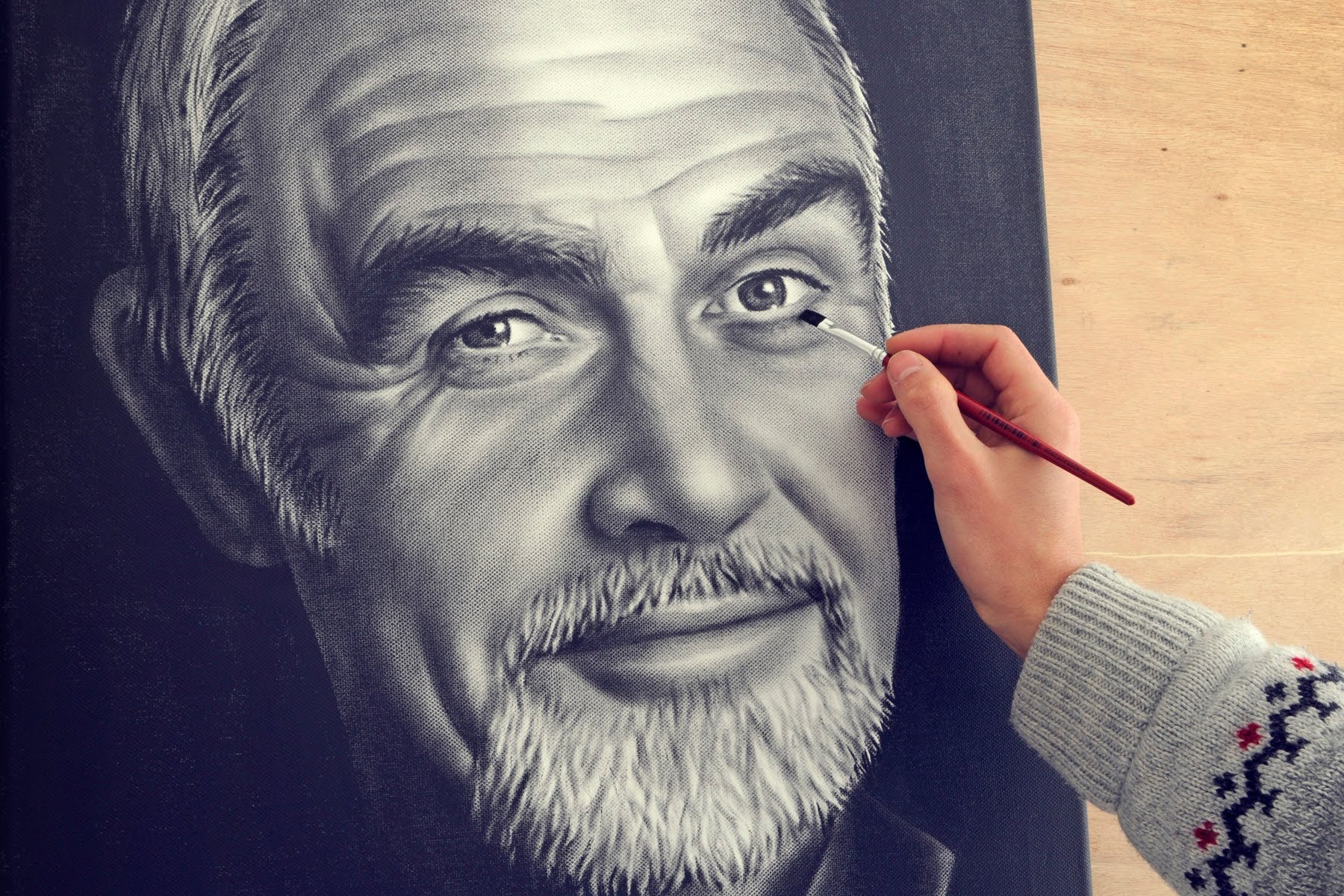 Sean Connery Drawing Pic
