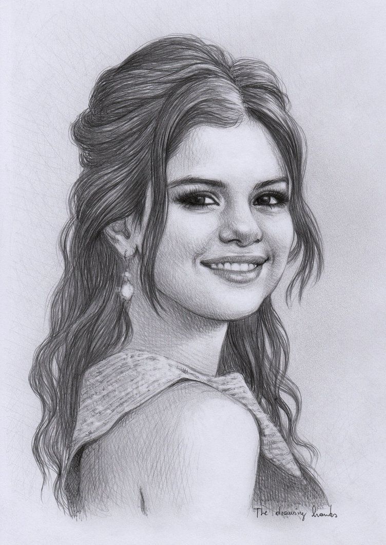 Selena Gomez Drawing Pics
