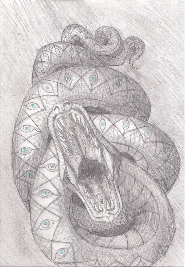 Serpent Drawing Picture