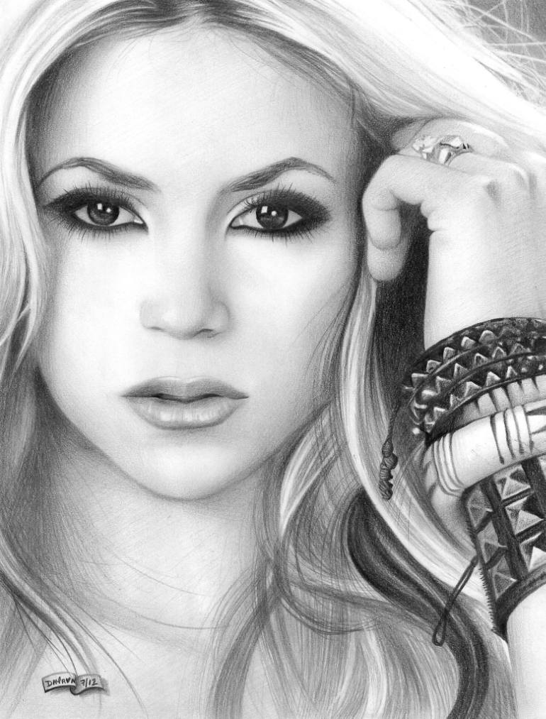 Shakira Drawing Image