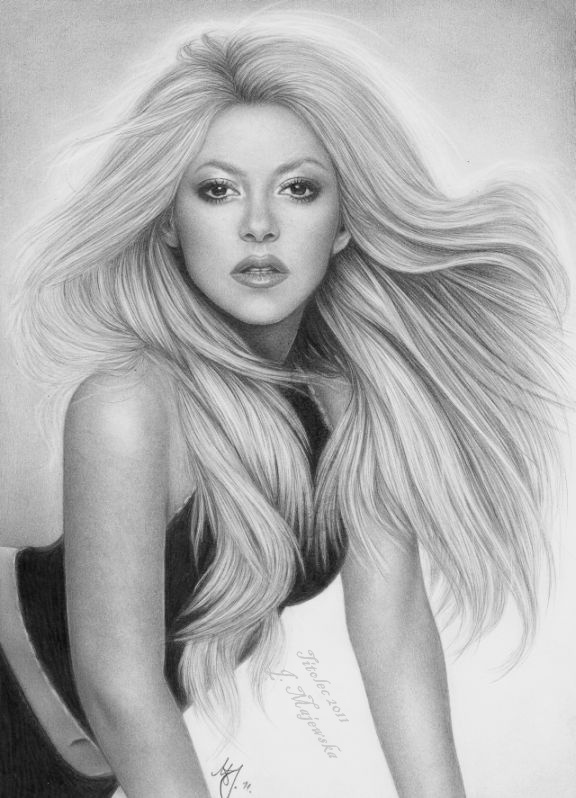 Shakira Drawing Photos
