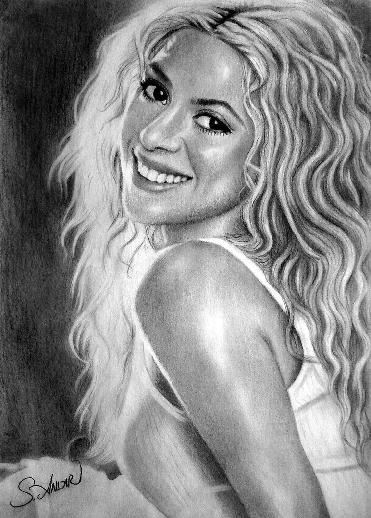 Shakira Drawing Pics