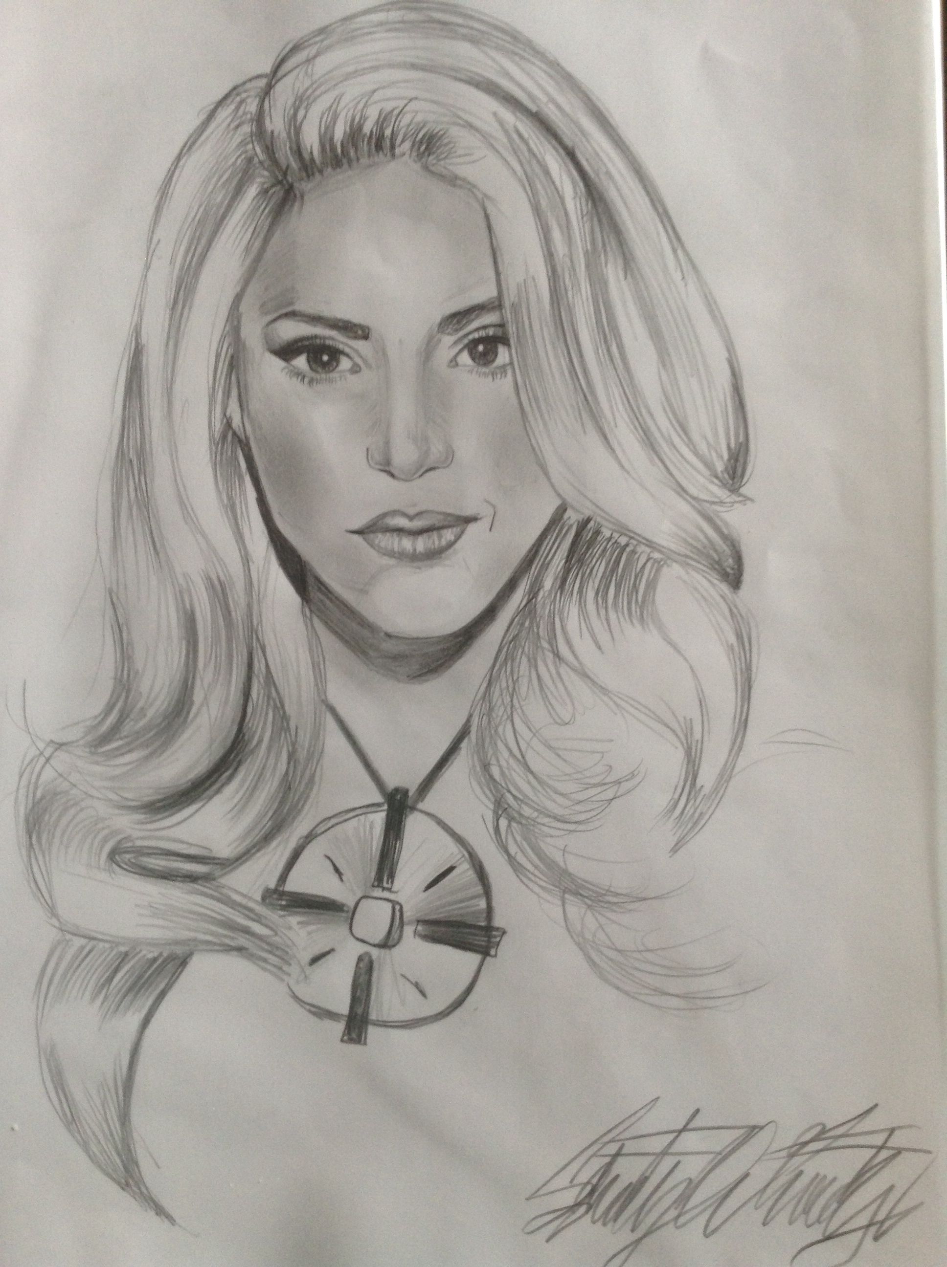 Shakira Drawing Picture