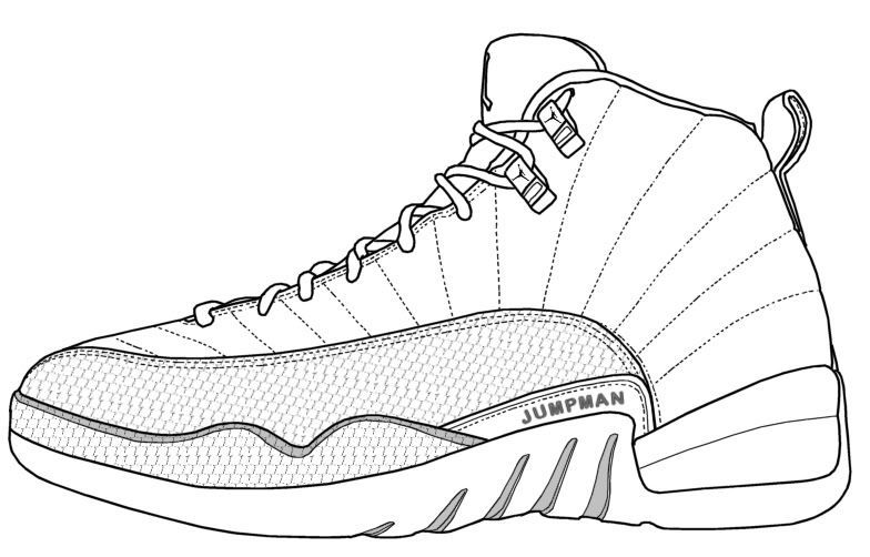 Shoe Drawing Sketch